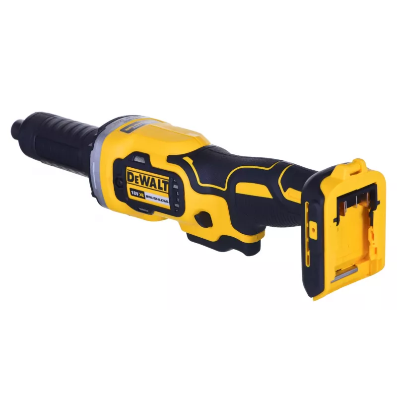 Amoladora recta DeWALT DCG426N-XJ, 18V batería, 5000–25000 rpm, pinza Ø hasta 6 mm, 760 W potencia de salida, 1,19 kg