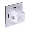 Enchufe tipo F Fibaro FGWSONF-011-8, 1 enchufe, 110–230 V, 50/60 Hz, negro