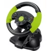 Esperanza EG104 High Octane volante con pedales, PC/PS3/Xbox 360, negro/verde