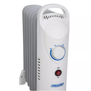 Mesko MS7804 calefactor eléctrico Radiador eléctrico de aceite para interior Blanco 700 W