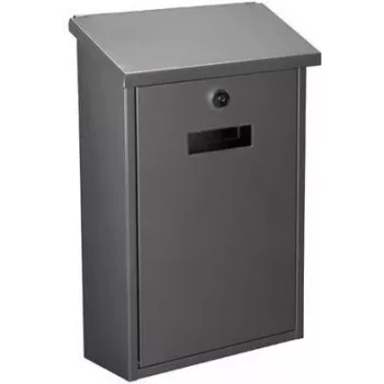 Buzón Velleman BG10003 BG10003 plateado con cerradura de llave (BG10003)