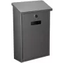 Buzón Velleman BG10003 BG10003 plateado con cerradura de llave (BG10003)