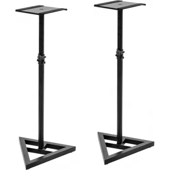 Soporte para monitor Omnitronic MO-5 para 2 monitores, altura ajustable, montaje en mesa