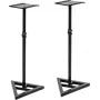 Soporte para monitor Omnitronic MO-5 para 2 monitores, altura ajustable, montaje en mesa