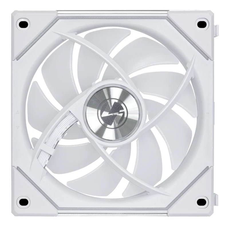 Lian Li UNI FAN SL-INF 120 UF-RSLIN120-1W ventilador de caja, 120 mm, ARGB, aspas invertidas, PWM, blanco