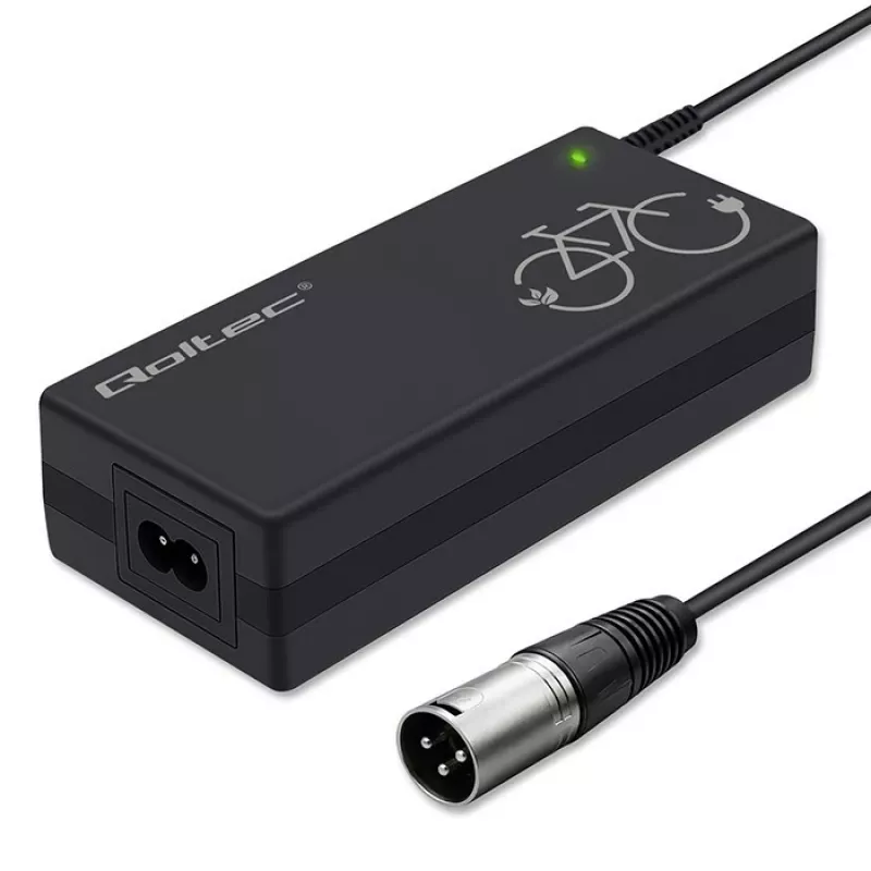 Cargador para e-bike 36V 42V 2A 3P XLR 18mm