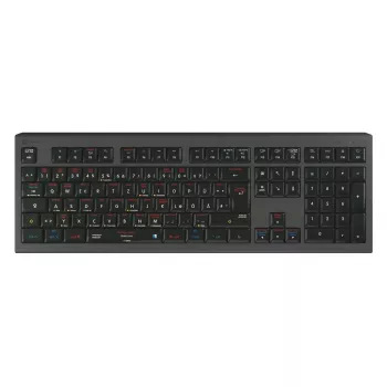 Teclado Logickeyboard LKB-OSX-A2M-DE USB QWERTZ alemán negro (LKB-OSX-A2M-DE)