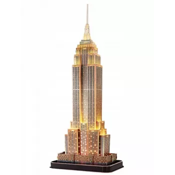 Empire State Building - puzzle 3D luminoso de 37 piezas