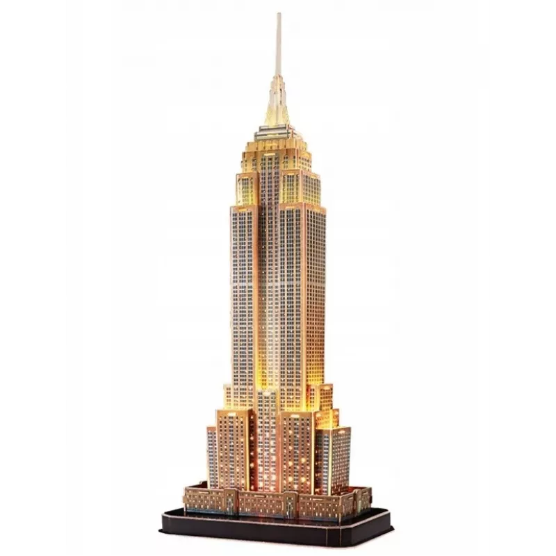 Empire State Building - puzzle 3D luminoso de 37 piezas