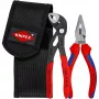 Mini set de alicates, en Tool Belt Pouch, set de alicates rojo/negro, 2 piezas