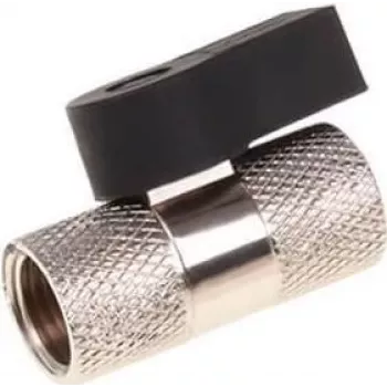 Válvula de bola de 2 vías Alphacool G1/4 - cromado (17353)
