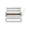 Lanberg AK-VDP103-S panel de distribución de tensión de 19 pulgadas 3U con carril DIN TS-35, gris