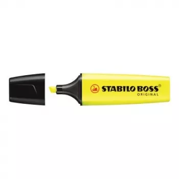 Rotulador STABILO BOSS Original punta biselada Amarillo