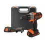 Taladro Schwarz & Decker MT218KB 800 rpm negro, naranja 1,46 kg