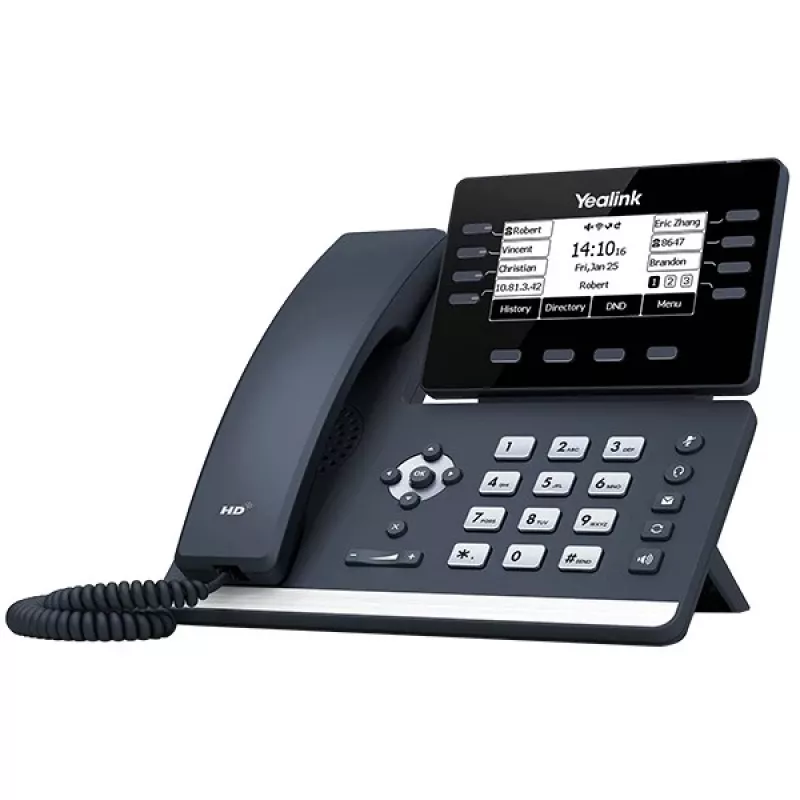 Teléfono IP Yealink SIP-T53W gris 8 líneas LCD Wi-Fi