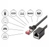 Goodconnections 8063VR-010S cable de red Ethernet negro