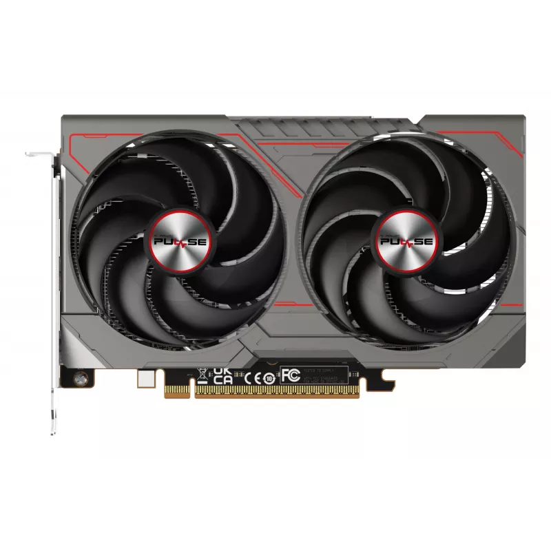 Tarjeta gráfica Sapphire Radeon RX 9060 XT – 8 GB GDDR6, 128 bits, PCIe x16 5.0, refrigeración de doble ventilador
