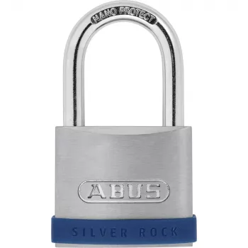 Candado convencional ABUS Silver Rock 5 candado de llave azul plata