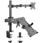 Goobay 70815 Soporte de monitor con brazo para portátil Flex 13-32 inch