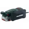 Metabo BAE 75. Lijadora de banda, depósito de polvo tipo bolsa de vacío. Potencia 1010 W, peso 4,7 kg, tamaño de la placa de lijado (AnxPr) 75 x 533 mm, sistema de tensado