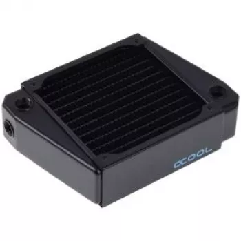 Alphacool NexXxos XT45 - bloque radiador - cobre - acero inoxidable - negro - 1/4 - 1,5 bar - 12 cm (14232)