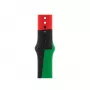 Correa Apple 40mm Negro Unity Sport Band M/L Negro Verde Rojo