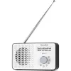 TechniSat VIOLA 200 radiodespertador digital DAB+, blanco/negro