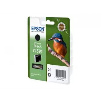 Cartucho EPSON tinta foto negro T1591 1 x 17 ml Ultrachrome Hi-Gloss2