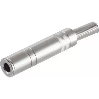 Adaptador de audio ShiverPeaks conector hembra jack mono 6,3 mm metal 50800