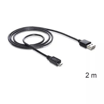 Cable USB DeLOCK EASY-USB 2.0-A Micro-B 2m