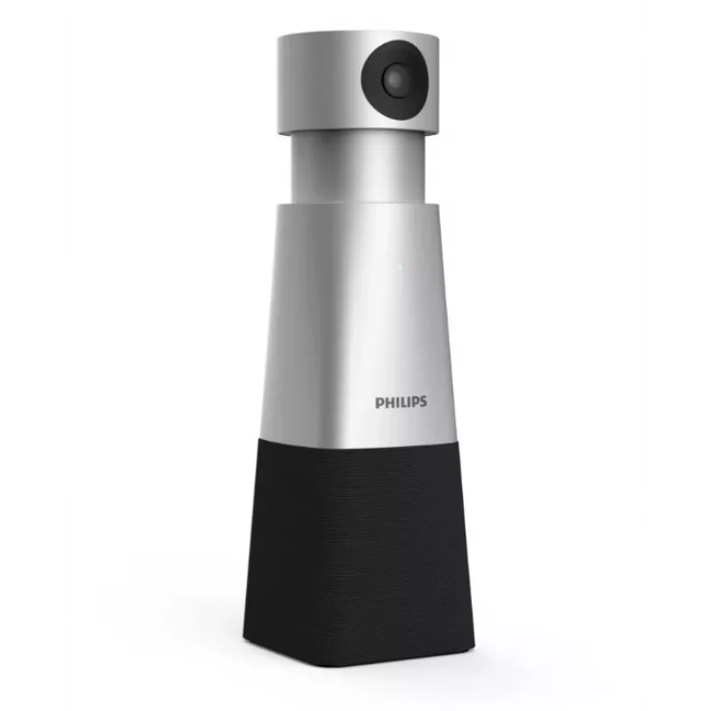 Philips PSE0550 SmartMeeting cámara portátil 4K para videoconferencias con micrófono integrado, 30 fps, USB, negro/plateado
