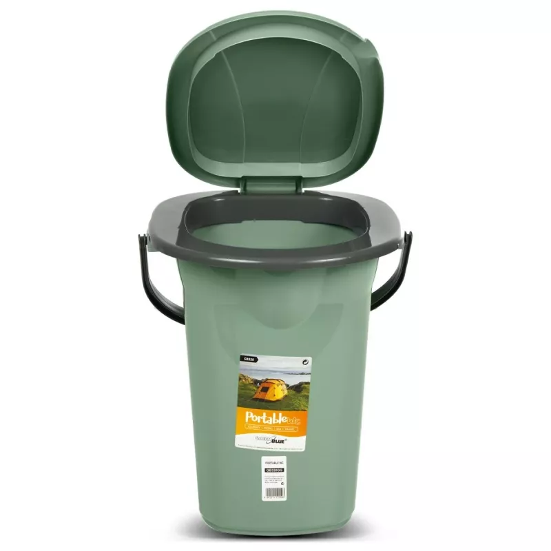 Cubo de inodoro portátil GreenBlue GB320GG — cubo de inodoro portátil ligero, modelo GB320GG