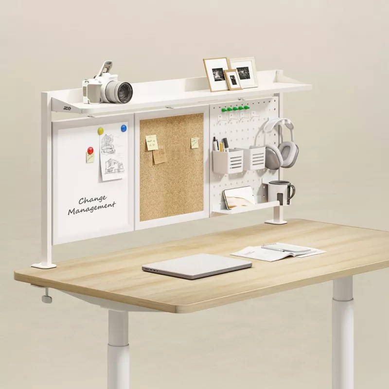 Separador de escritorio Ergo Office ER-300 W, ancho 1250 mm, carga máxima 10 kg