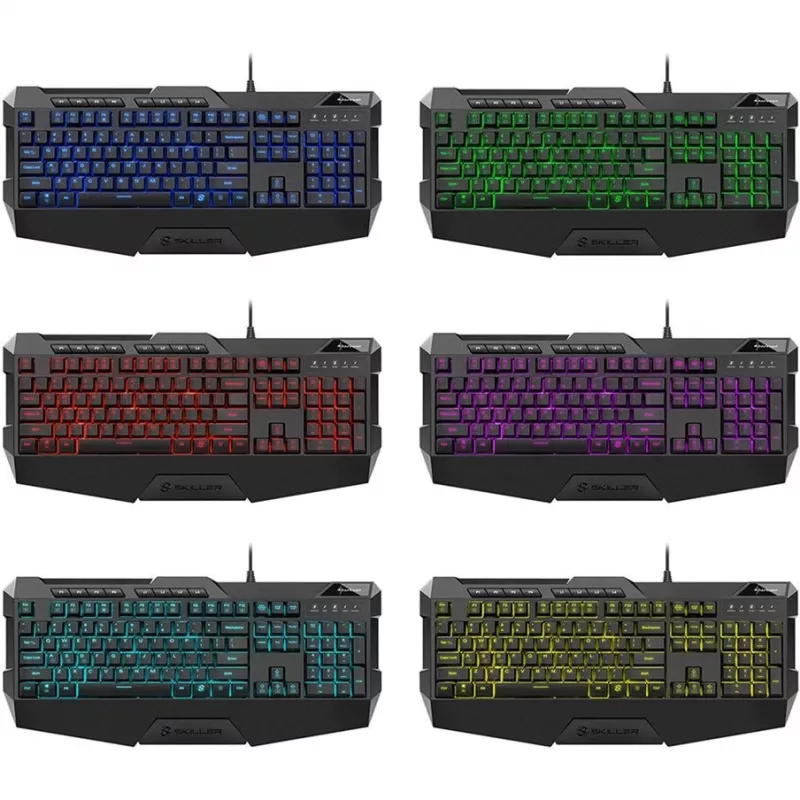 Teclado Sharkoon SKILLER SGK4 Gaming USB QWERTZ alemán negro