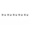 DIGITUS - Clips para cables con codificación por colores - para cables de parcheo - negro (paquete de 100) (A-CC-BL)