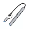 Hub USB Unitek H1209AGY01 USB-A 5Gbps 7 en 1
