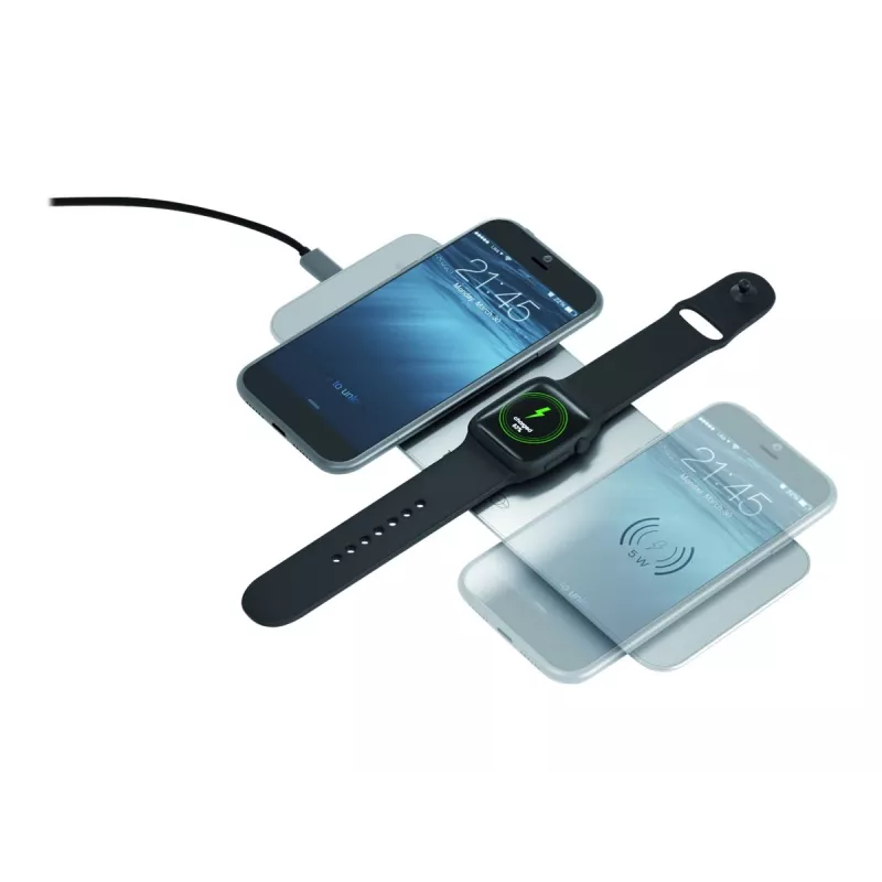 Cargador inalámbrico Terratec ChargeAIR All universal aluminio