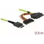 Cable SAS DeLOCK 85802 0,5 m 32 Gbit/s