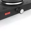 Placa de cocina eléctrica Tristar KP-6152 — 2 zonas de cocción, control táctil, negro