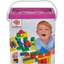 Eichhorn bloques de construcción de madera multicolor 50, juguete de construcción