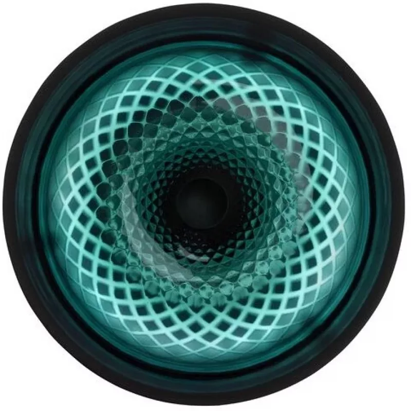Altavoz portátil inalámbrico Harman/Kardon Aura Studio 4 — 100 W, 3 altavoces, 45–20000 Hz, negro/transparente