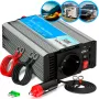 Convertidor de tensión para coche Extralink OPIM-500W 12V, 500W onda sinusoidal modificada, carcasa de aluminio, refrigeración activa
