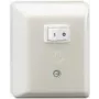 Rutenbeck SAR Ap - Interruptor de relé de alta corriente - 1 interruptor basculante - 8 A - AC 230 V - Blanco perla, RAL 1013 (50010102)