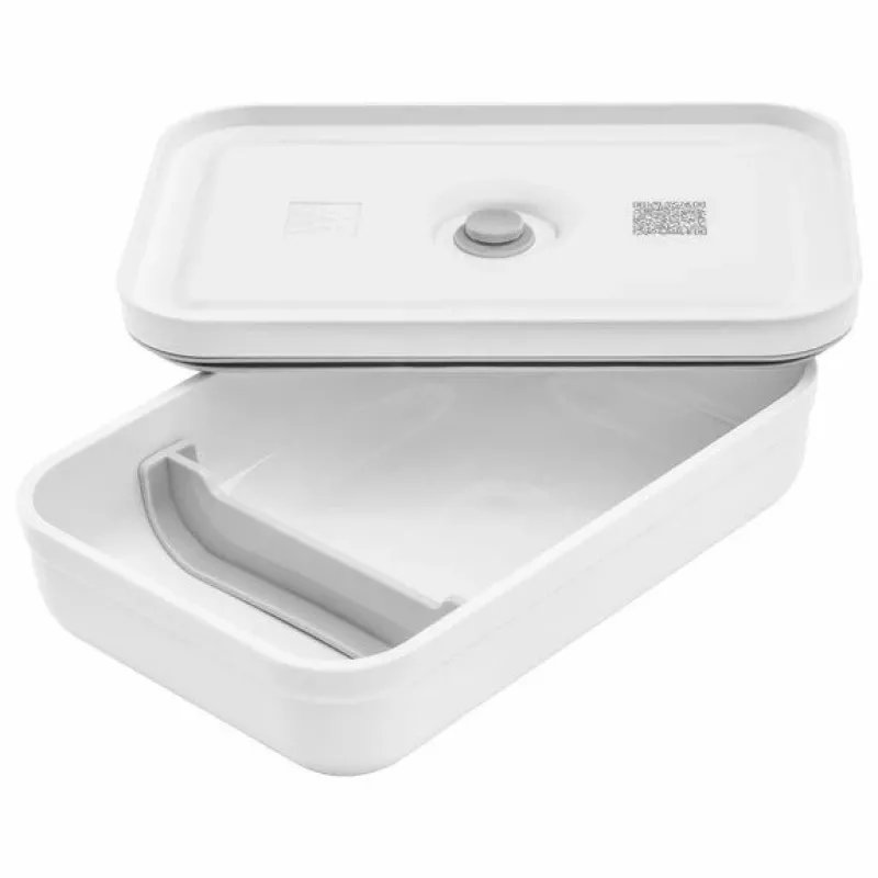 Fiambrera ZWILLING FRESH & SAVE 1 l, plástico con junta de silicona, gris/blanco