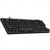 Logitech G PRO X RAPID - Teclado - TKL - Retroiluminación - USB - QWERTZ - Alemán - Interruptores: lineales - negro (920-013228)