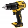 Atornillador-taladrador a batería DeWALT DCD709N-XJ, sin escobillas 18V, 2 velocidades, 1650 rpm, 65 N·m, portabrocas de cambio rápido 1,5–13 mm, 1,2 kg