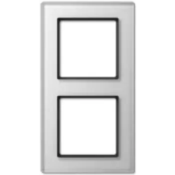 Tapa de interruptor de pared Jung AC 582 GL WW blanco vidrio 84×155 mm