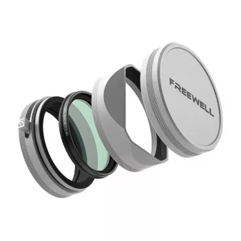 Set de filtros con parasol Freewell FW-FU-XS, plateado