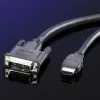 ROLINE cable DVI (18+1) ST - HDMI ST 1,0m (11.04.5519)