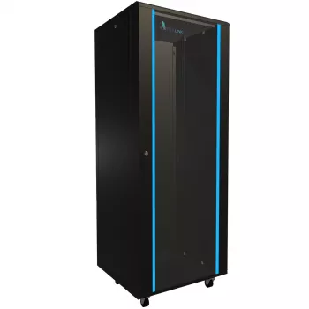 Rack independiente Extralink Armario rack 32U 600x600 Negro